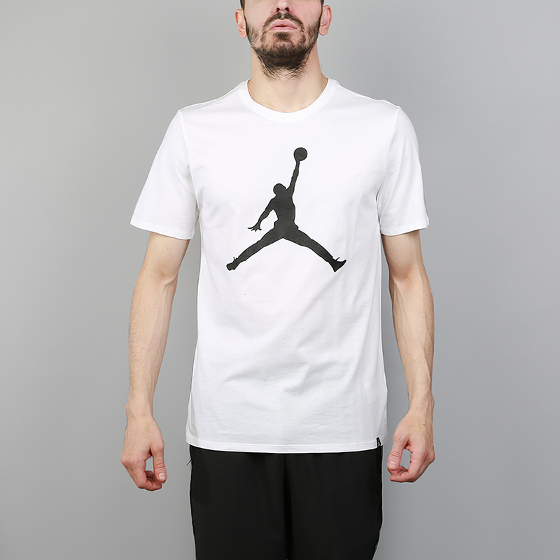 мужская белая футболка Jordan Sportswear Iconic Jumpman 908017-103 - цена, описание, фото 1